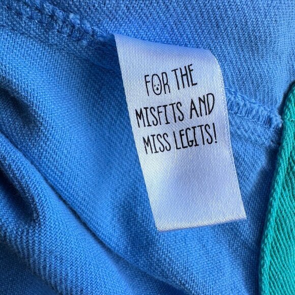 Current Mood Vintage 80’s Colorblock Denim Cropped Jacket Size M - Picture 7 of 9